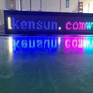 1600mm*160mm P10 SMD Full Color Semi-Outdoor ( Non-waterproof )Led Message Sign