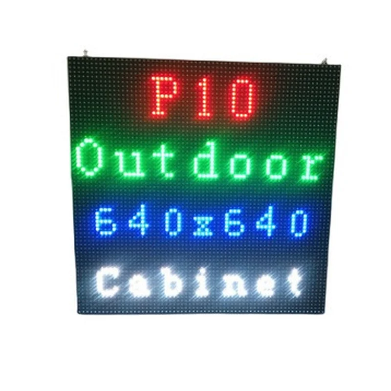 Factory wholesales outdoor full color 640mm*640mm led display P10 rental led screen