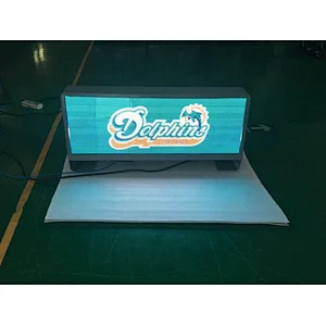 P5 P2.5 P3 Taxi Roof Video LED Display GPS/WiFi/4G Outdoor Waterproof Advertising Signs Taxi Top LED Display