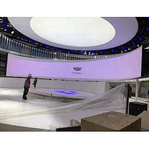 curve led display screen customized size New design for pixel 3mm