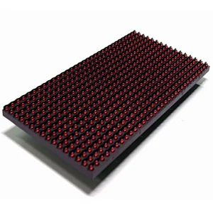 IP65 P10 SMD single red color scrolling text led screen