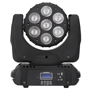 led sharpy beam moving head lighting 7x12W 4in1 RGBW Led Moving Head
