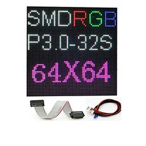 front service access P3 indoor full color led display module 192mm*192mm 1/32 scan
