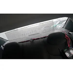 P3.91-7.82 Transparent Led Car Rear Window Sign Display For Car Advertising