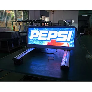 mobile taxi top led screen cab top stand advertising signage 12v Taxi Roof With Led Screen