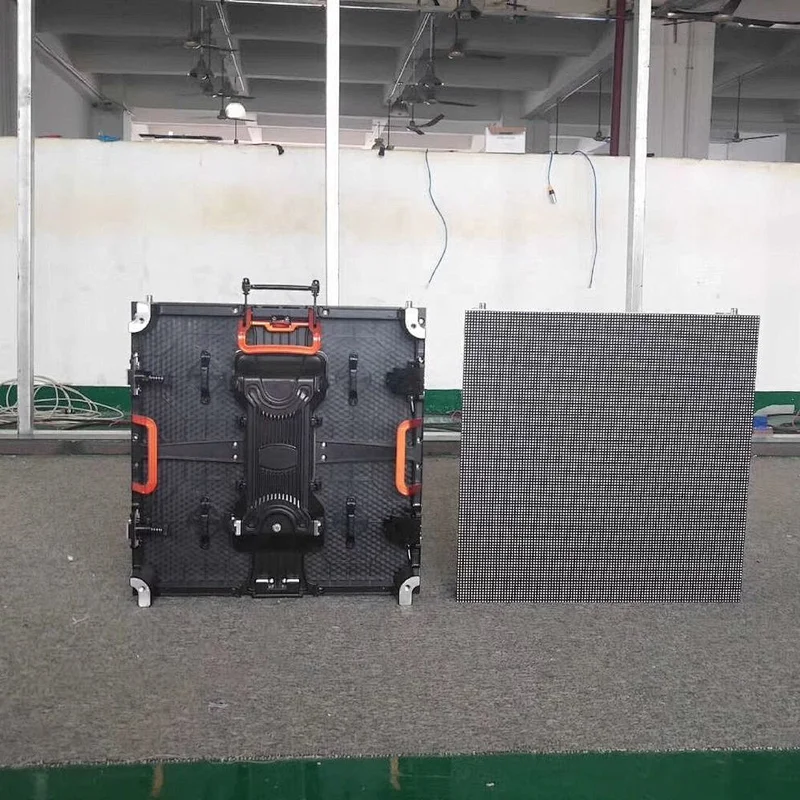 P3.91SMD super thin outdoor rental display jingcan 500x500mm cabinet