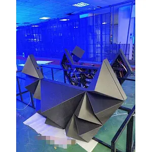 P5 Indoor Dj Booth P5mm Led Curtain P5 Led Dj Table Triangle Booth Full-color,full Color 2 Years CE ROHS FCC Stage,live Events
