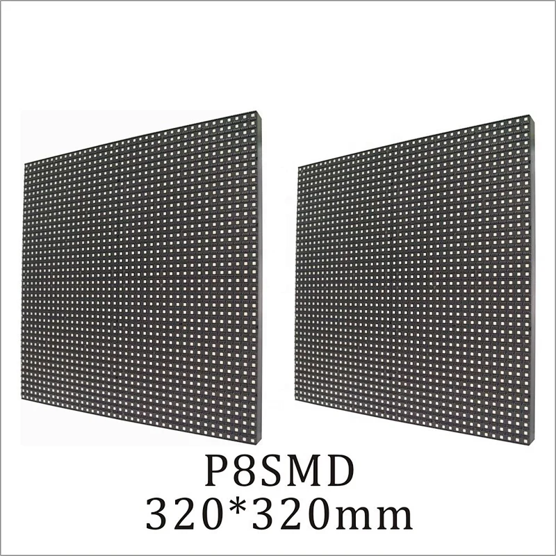 LED Matrix dot P8 SMD outdoor LED Display Module front service module 320mm*320mm for outdoor advertising billboard