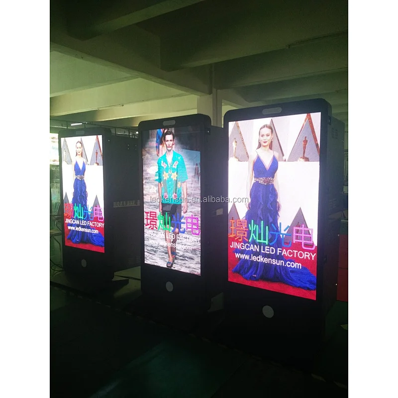 P2.5 Multi Color Led Advertising Player Poster Stand For Subways