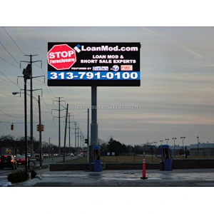 Energy saving full color HD LED video display screen outdoor advertising from China