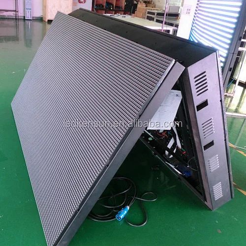 Outdoor Double Sides P5 Led Iron Cabinet Display With 1280mmWx640mmH