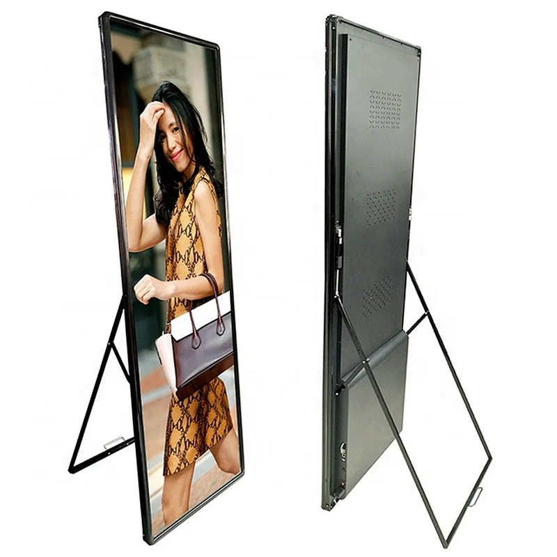 High Resolution P3 Indoor Poster LED Display for Store Advertising