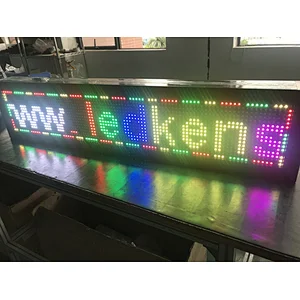 WIFI/USB Control full color/single color scrolling message led moving text led display sign