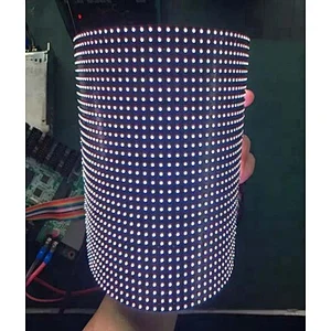 Good Price P6 SMD Full Color Flexible Module Price Curtain LED Video For Indoor Advertising
