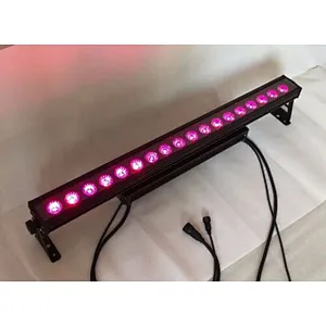 IP65 18X18W RGBWA-UV Led 6IN1Waterproof Wall Washer Light DMX512 Led Bar Light for Dj Disco Party Wedding Stage