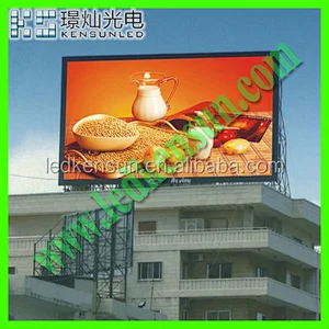 P10 Ventilation Advertising Outdoor LED Display with Energy Saving 50% Big outdoor full color LED display screen