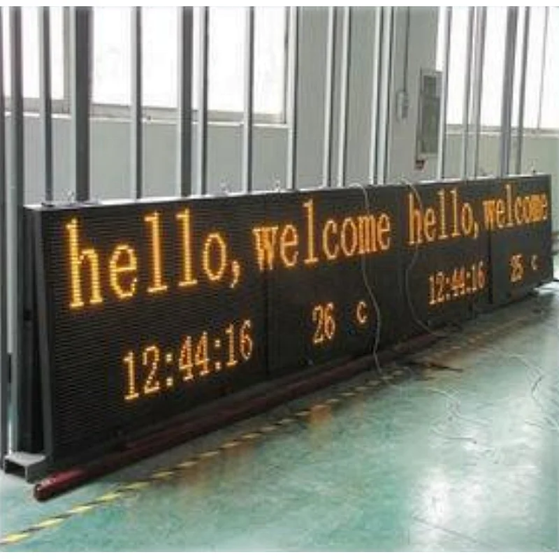 Ready to Ship Outdoor P10 SMD/DIP single color yellow  led display