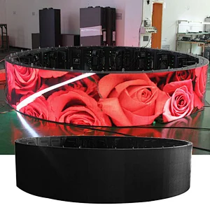 SMD1010 Cylinder Indoor P2 Kinglight LED Soft Module P2 Indoor Flexible LED Display Screen