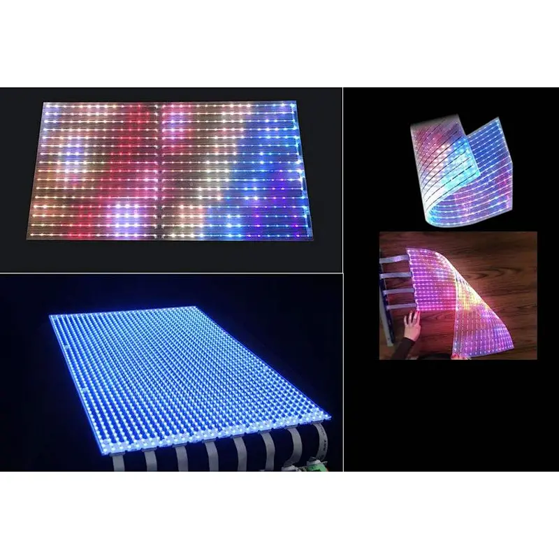 Adhesive LED Display Full Color SMD P5*10 Indoor Outdoor Led Display