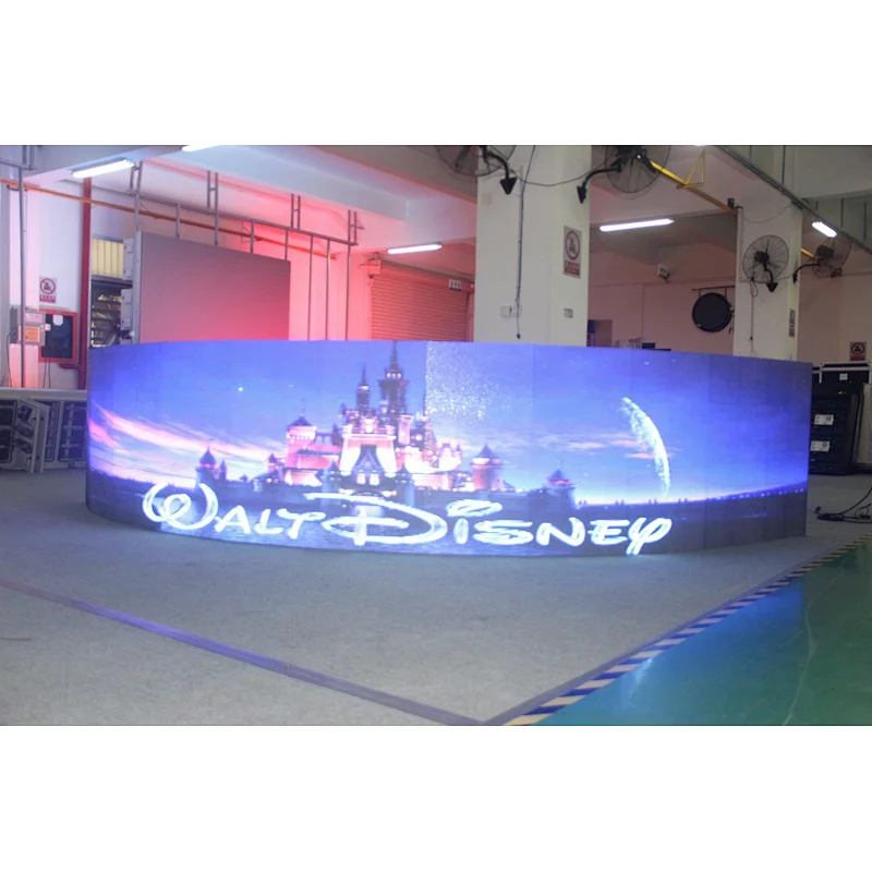 P5 40x320mm size outdoor full color  Cylindrical LED display screen