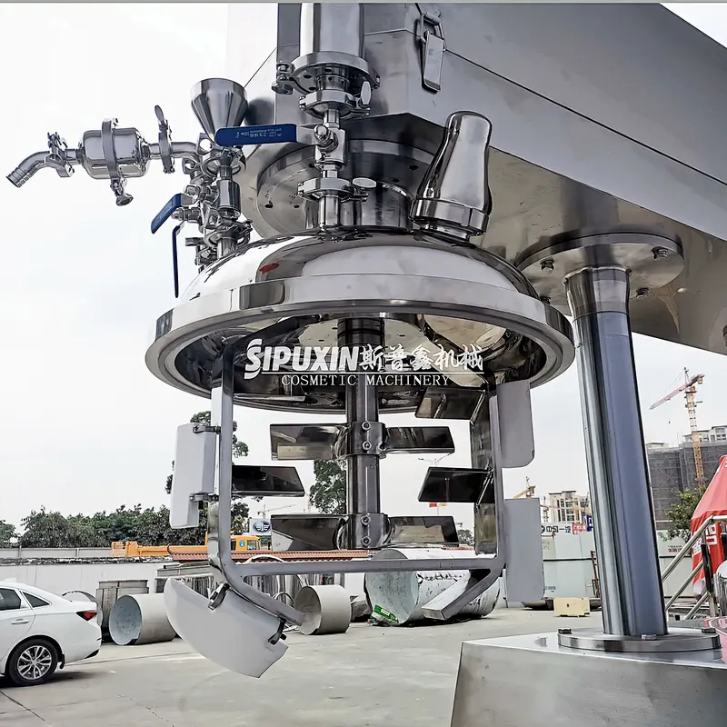 cosmetic cream mixer , high shear homogenizer , vacuum shampoo honey