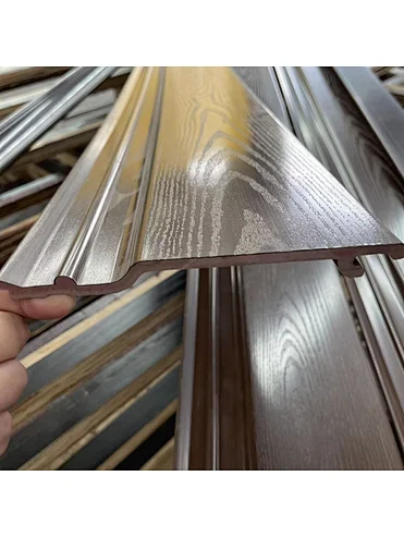 Paneles de pared WPC de placas de ranura interna de materiales compuestos de madera