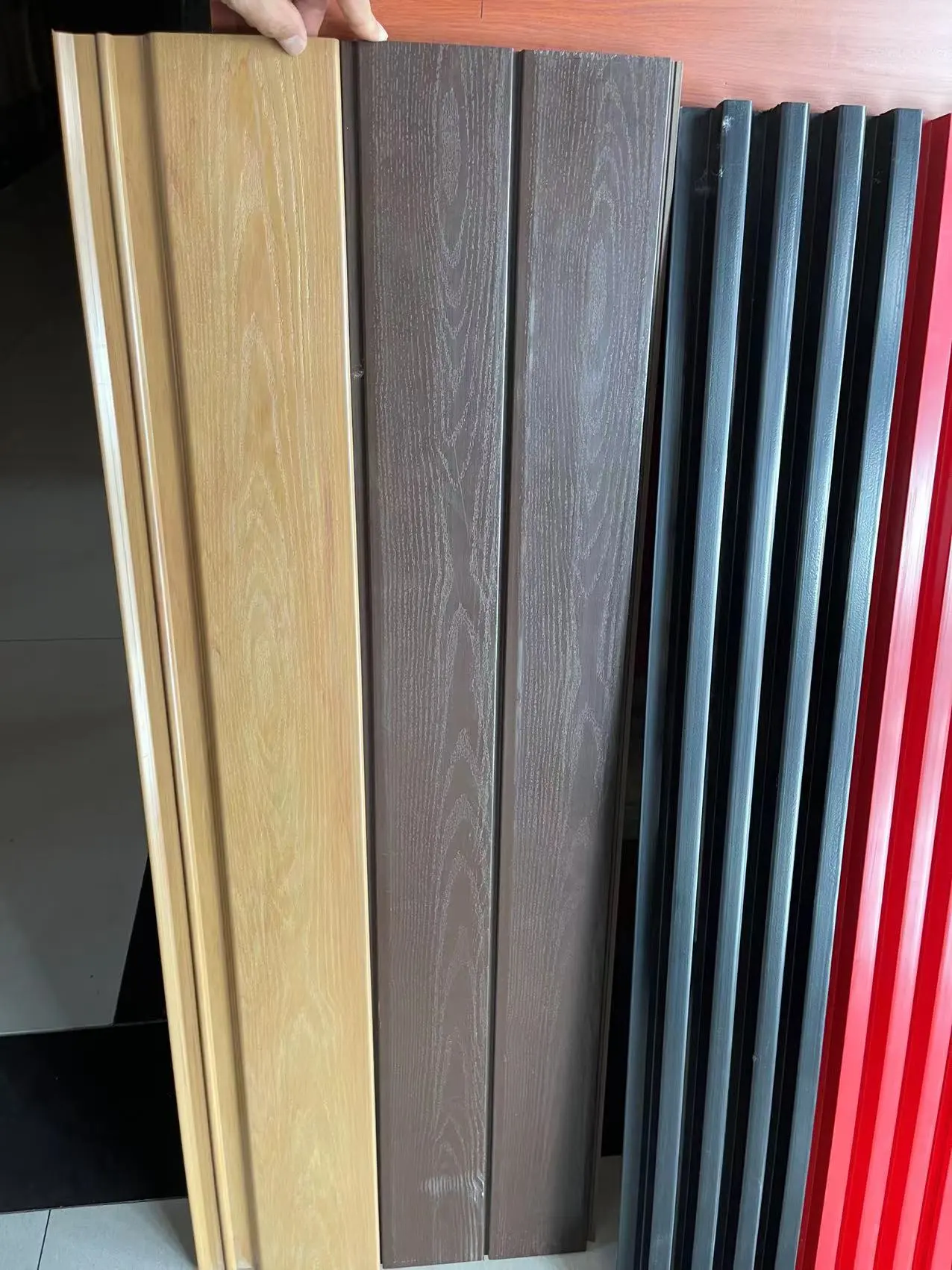 Wood composite interior fluted panels wpc wall panel