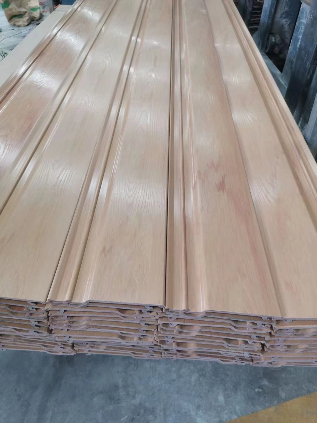 Wood composite interior fluted panels wpc wall panel