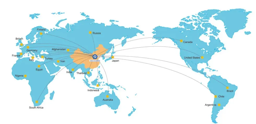 Customers all over the worldwide