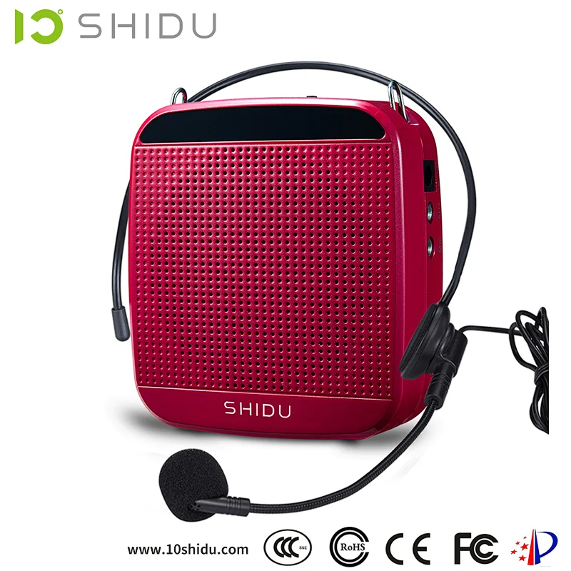 SHIDU Wholesales Portable Loudspeaker with Waistband and Microphone