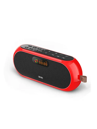 shidu old style portable bluetooth speaker  for desk using