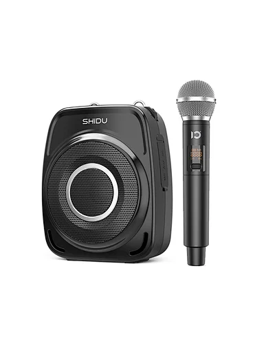 SHIDU Tour Guide Multi-functional Amplification Device 35w Powerful Portable Wireless Voice Amplifier With Handheld Microphone
