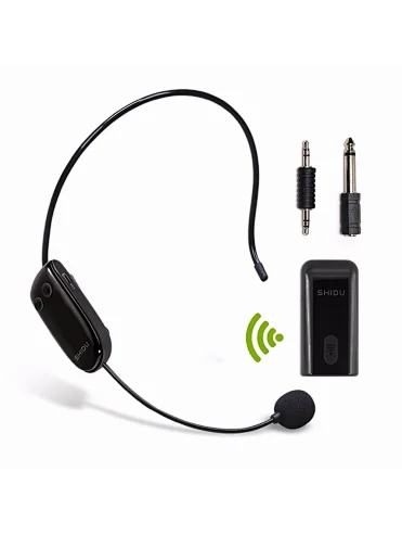 SHIDU UHF cordless professional condenser mic head-worn wireless microphone microphones