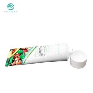 120ml soft tube face wash/facial cleanser/skin cleanser cream plastic cosmetic tube
