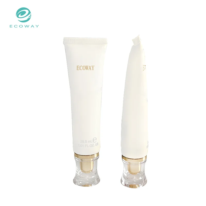 BPA Free Soft Plastic Laminated Eye Cream Cosmetic Packaging Tubes For Makeup