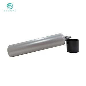 Eye cream empty plastic soft packaging tube with needle nose tip