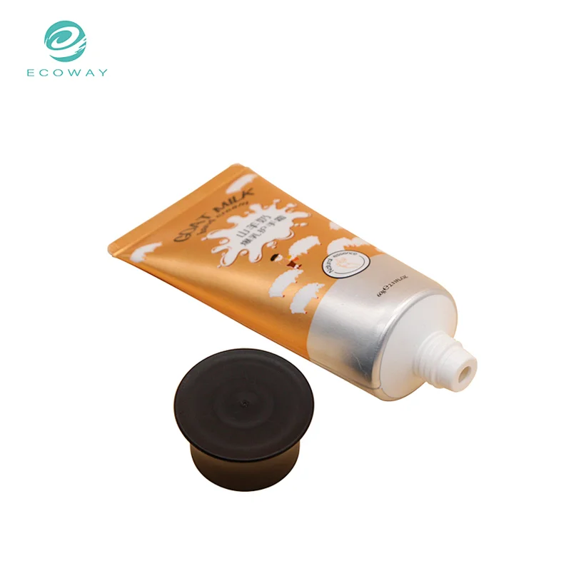 Empty cosmetic cream packaging 60ml hand cream tube with doctor cap