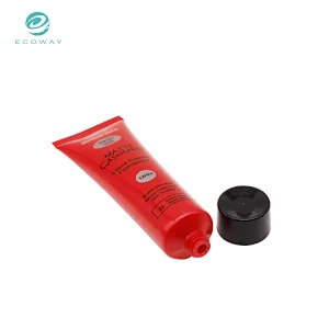 Professional custom packaging empty hand lotion foundation cosmetic plastic tube for cream