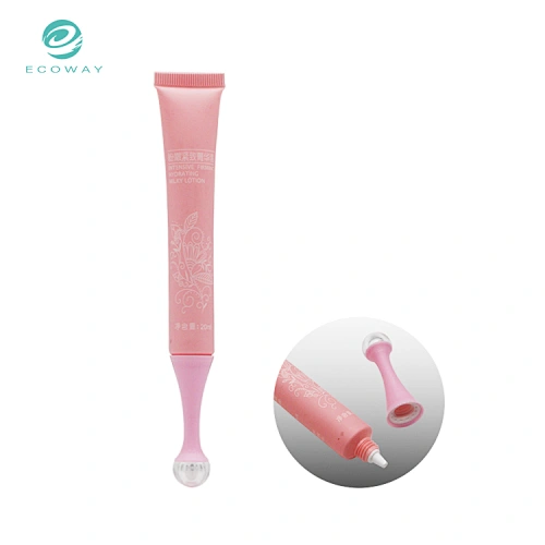Special cap needle nose applicator plastic cosmetic packaging soft tube for eye cream