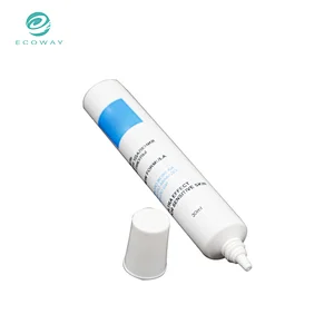 Needle nose tip empty soft 30ml cosmetic tube with screw cap