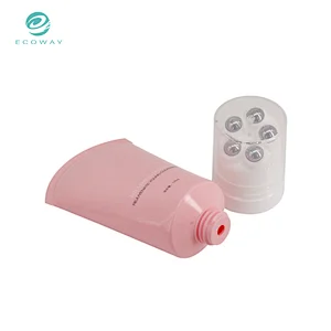 High quality massage cream body lotion plastic pe soft tube with roll-on applicator