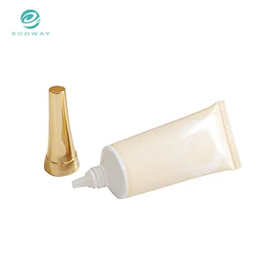 Long Nozzle Plastic BB Cream Sunscreen Packaging Tube