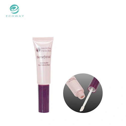 Empty squeeze soft plastic makeup packaging tube for lip gloss eye shadow nail polish