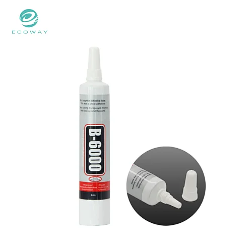 Unsealed empty aluminum plastic cosmetic tube with nozzle head long cap for glue ointment