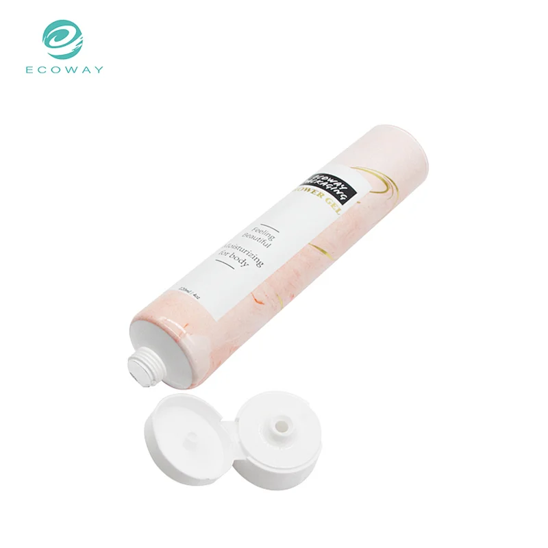 120ml cosmetic hand cream face wash aluminium plastic laminate packaging tube
