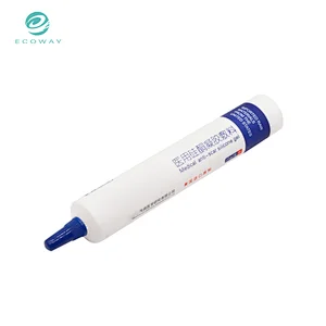 Needle nose applicator empty glue medical gel custom tube packaging