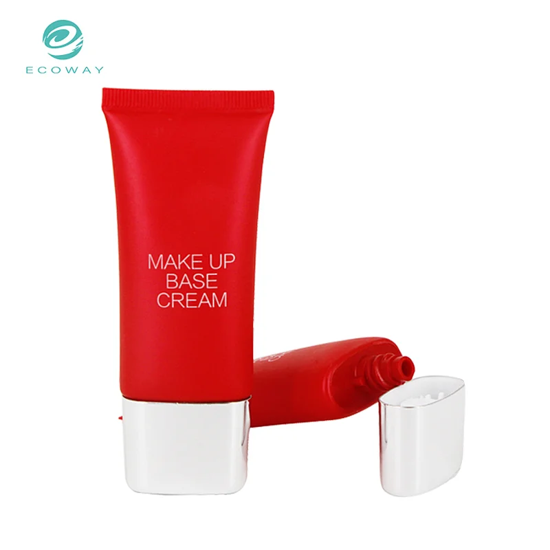 Wholesale hotel customized plastic cosmetic tube packaging with caps