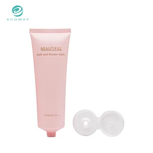 Customized face wash shower gel hand cream body lotion tube packaging plastic