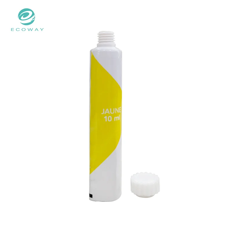 Universal round aluminium barrier laminate tube for paint