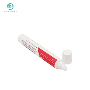 20g Medical gel packaging cosmetic plastic tubes for ointments 20ml